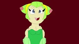 Cosmo (Sonic X) 2003-2006 Poison Ivy Outfit Batman 1992-1993 Art by J.A.  Ealy (An Autistic Person)