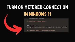 Включите лимитное подключение в Windows 11