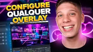 Como configurar qualquer overlay no seu OBS STUDIO em menos de 5 minutos! (animada ou estática)