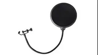 Dragonpad&reg; Studio Microphone Mic Wind Screen Pop Filter Swivel Mount 360 Flexible Gooseneck Holder
