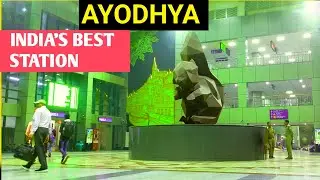 World's class Ayodhya dham station Ram Mandir ayodhya अयोध्या धाम का सबसे सुंदर स्टेशन...