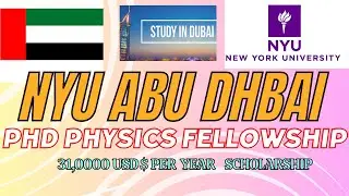 Global PhD Student Fellowship in Physics | 31,000 USD $ per year scholarships