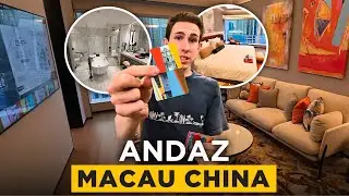 Внутри самого большого в мире отеля Andaz | Andaz Macau【4K Tour】Люкс, завтрак и доступ в аквапарк