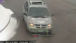Aimetis License Plate Recognition in Action
