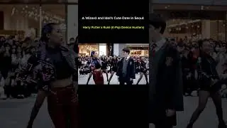 A Wizard and Idol&rsquo;s Cute Date in Seoul #harrypotter #rumi #kpopdemonhunters #seoul #shorts #date