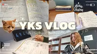 YKS26: kimya dengeyi bitirdim, kütüphanede ders