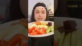 Моя тарелка с закусками! #еда #влог