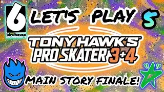 MAIN STORY COMPLETE! NEW MAPS!? Let's Play Tony Hawk's Pro Skater 3 and 4 Part 5! 
