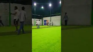 Box Cricket Sambhal 2025 Turf cricket six #bat​ #cricket​ #ball​#cricketturf​ #shorts #ipl