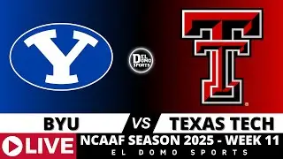BYU VS TEXAS TECH 🏈 College Football Week 11 | Play-by-Play & Scoreboard