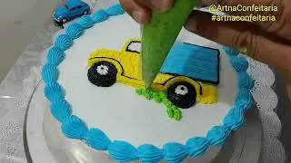 Decora&ccedil;&atilde;o de Bolo Infantil Masculino