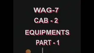 WAG7 electric locomotive  Cab-2 Equipment