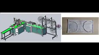 Inside Earloop Disposable Surgical Face Mask Machine for 3 Ply Machine Stock with CE