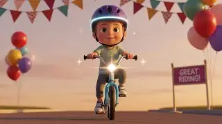 Wroom Wroom Bike Dash 🏍️ | Fast Ride Song for Kids | Sing Along Action