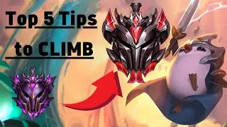 Top 5 Tips to CLIMB in TFT! Guide from a GRANDMASTER