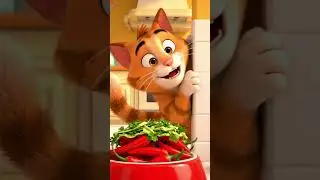 😹 Cat's Spicy Revenge on Food Stealing Dog! Epic Reaction! 🌶️ #funnycat #catvideos #cat #shortsviral