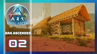 Ark Ascended #02 construímos a nova base no the Island 