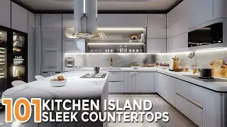 101 Luxury Modern Kitchen Island Design Ideas with Sleek Countertops Surfaces