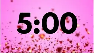5 Minute February Classroom Timer