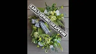 Designing an Early Spring Grapevine Wreath
