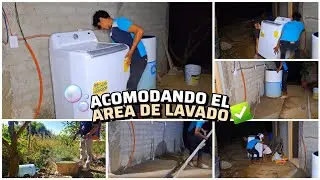 INSTALANDO las LAVADORAS en su NUEVA AREA 😱 Asi Quedo el Area de Lavado 🫧