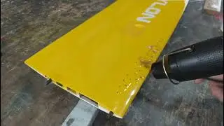 RC glider buckling repair (RCRcm CYLON)