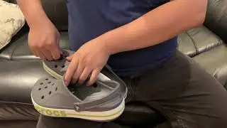 Bryant To Reviews - Crocs Bayaband Clog 205089-0A3 men size 11 charcoal volt green
