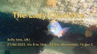 The Lady Charlotte, wreck Porth Hellick, Isles of Scilly, 21/06/2023