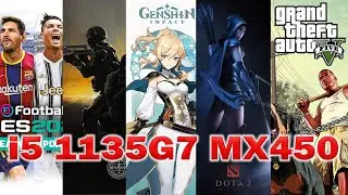 TEST GAMING LENOVO THINKBOOK I5 1135G7 MX450 GDDR6 2GB | PES 2021 CS-GO DOTA 2 GTA V GENSHIN IMPACT