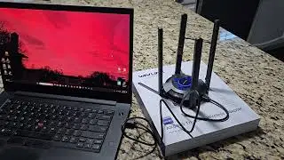 WAVLINK AX5400 USB WiFi Adapter for PC, WiFi 6, 4x5 dBi Antennas