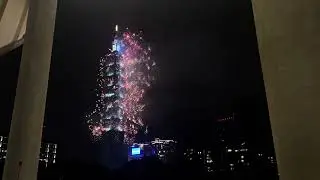 Taipei 101 Firework 2024 - Taiwan New Year 2024￼