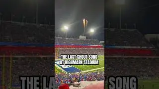 The last SHOUT SONG with Buffalo Bills fans at Highmark Stadium!!! #bills #jets #nfl #shorts