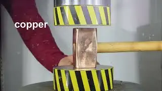 HYDRAULIC PRESS VS SLEDGEHAMMERS MADE OF DIFFERENT METALS