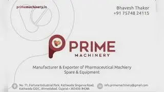 Prime Machinery-Pharmaceutical  Tablet Press Machine +91 7574824115
