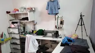جولة في ورشة الخياطة😍شنو الجديد لي غادا نخيط معاكم إن شاء الله