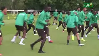 PREMIERE SEANCEAmical Angleterre - Sénégal: première séance d’entraînement des Lions à Nottingham