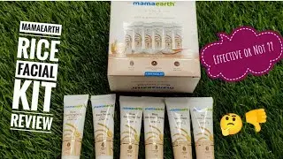 Glass Like Glow at Home|Mamaearth  Rice Facial Kit|Step by step Facial at home|Best Facial kit.