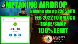 Nakuha ko sa Metakings Airdrop 2305 MTK Token