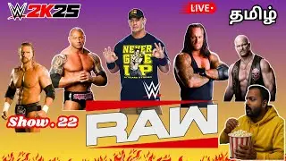 WWE 2K25 RAW Episode 22 Gameplay in Tamil 🎮 Wrestling Series | Commander VKI