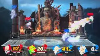 Mii Fighter Battle: Lord Shen and the Chameleon vs Bolt and Mittens 