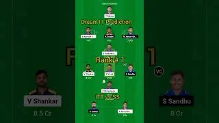 itt vs ss dream 11 prediction 😱