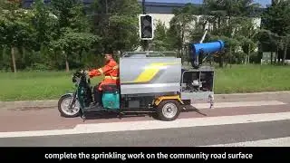 1500L Factory Direct Water Tank Heavy Truck Tricycle Water Cart Tricycle Water Bowser