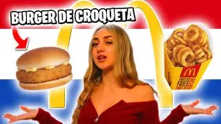 &iexcl;LO NUNCA VISTO! PRUEBO COMIDA RARA en MCDONALDS DE AMSTERDAM - Silvia S&aacute;nchez