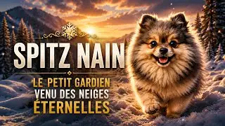 Spitz nain &ndash; Origines nordiques#SpitzNain #Pomeranian #ChienMignon #Hiver #Neige #Cinematic