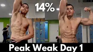 Our First Peak Week! Day 1   | Full day of eating | Back load plan