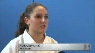 Tv Maribor (TELE M) o Karate klubu Kovinar, trening pred MB OPEN