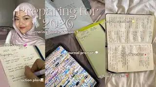 PREPARING FOR 2026📝🌷: journaling, goals & vision board💌💭