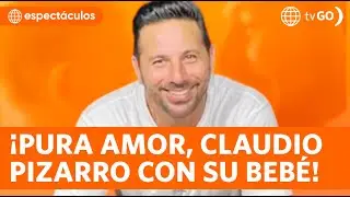 Claudio Pizarro se luce &ldquo;chocho&rdquo; con su beb&eacute; a los 47 a&ntilde;os | Am&eacute;rica Espect&aacute;culos (HOY)
