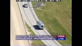 STS-95 launch C-SPAN coverage (Part 1)