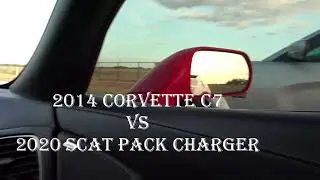 My C7 Corvette Stingray Vs 2020 Dodge Charger 392 ScatPack Wide Body!!